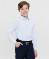 Сорочка классическая Button Blue, школьная форма для мальчиков  фото, kupilegko.ru